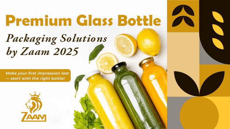 Premium Glass Bottle Packaging Solutions by Zaam 2025