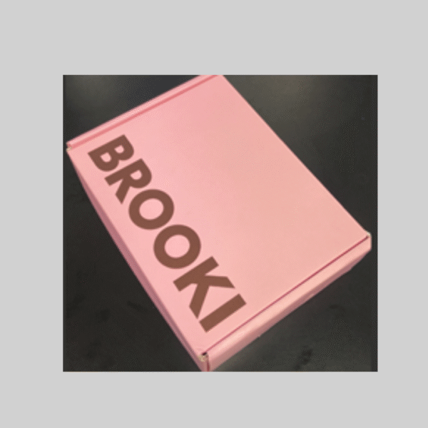 Brooki Box – Custom Printed Matte Laminated Corrugated Box | Wholesale