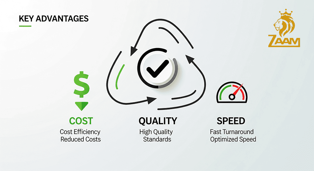 Cost, Quality and Speed Advantages